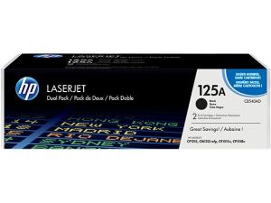 HP 125A 2-PACK BLK ORGNLLSRJETTNRCRTRDGE