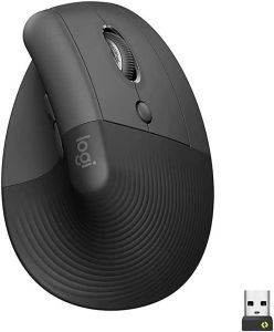 Logitech Lift Vertical Ergonomic Mouse Graphite (910-006473)