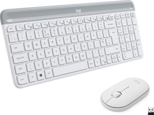 LOGITECH SLIM WL KB&MOUSE MK470 WHTUS