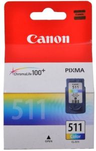 Canon CL-511 Inkjet Cartridge Tri-Colour (2972B007AA)