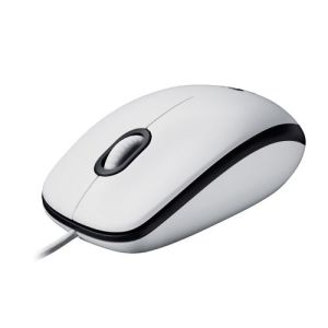 Logitech M100 Corded Mouse White (910-006764)