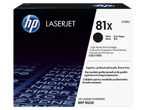 HP 81J Blk Contract LaserJet Toner Crtg