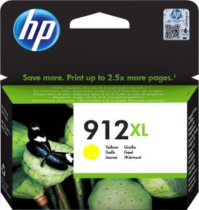 HP 912XL High Yield Yellow Orgl Ink Cdg