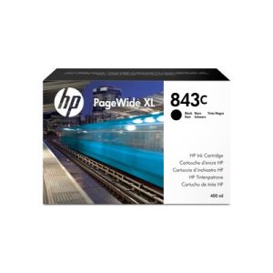 HP 843C 400ml Black PageWide XL Ink Crge