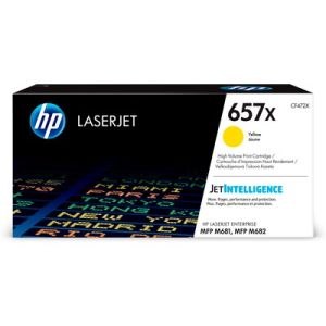 HP 657X HIGHYIELD YLW ORGNL LJ TNR CART