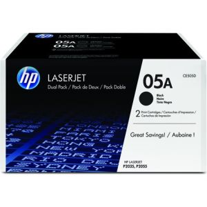 HP 05A 2-pack Black Original LaserJet To